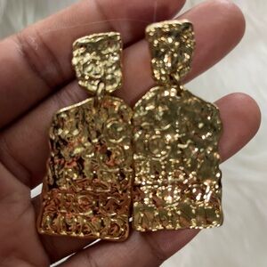 Bold & Gold: Statement Brass Earrings from & Other Stories